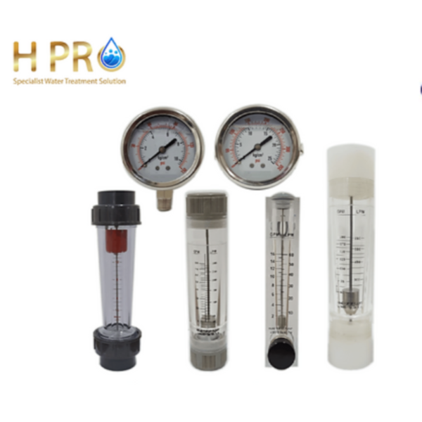 Pressure Gauge & Rotameter
